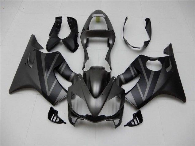01-03 Matte Black Grey Honda CBR600 F4i Motorcycle Fairings 01-03 Matte Black Grey Honda CBR600 F4i Motorcycle Fairings