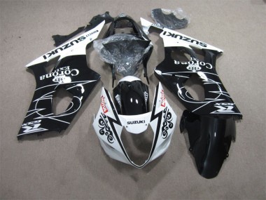 03-04 Black White Corona Extra Motul Suzuki GSXR 1000 Motorcycle Fairings