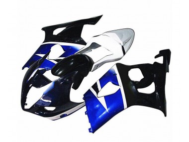03-04 Blue White Suzuki GSXR 1000 Motorcycle Fairings