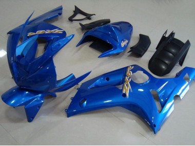 03-04 Light Blue Kawasaki ZX6R Motorcycle Fairings