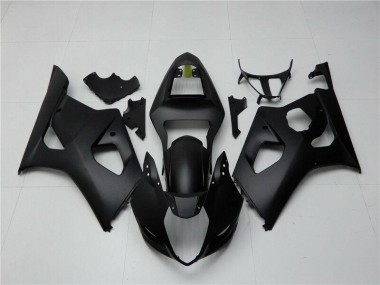 03-04 Matte Black Suzuki GSXR 1000 Motorcycle Bodywork