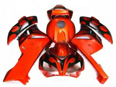 04-05 Orange Black Honda CBR1000RR Motorcycle Fairing