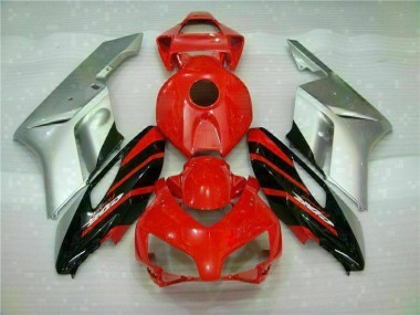 04-05 Red Silver Honda CBR1000RR Motorcycle Fairings