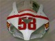 04-05 White Red Honda CBR1000RR Motorcycle Bodywork 04-05 White Red Honda CBR1000RR Motorcycle Bodywork