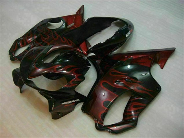 04-07 Red Flame Honda CBR600 F4i Motorcycle Fairings