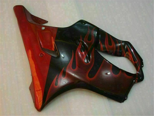 04-07 Red Flame Honda CBR600 F4i Motorcycle Fairings