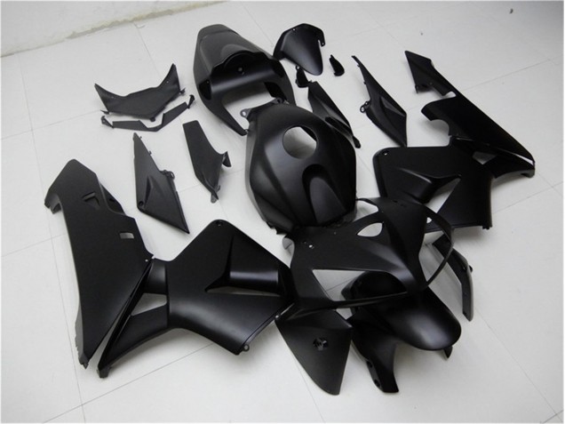 05-06 Matte Black Honda CBR600RR Motorcycle Fairings 05-06 Matte Black Honda CBR600RR Motorcycle Fairings