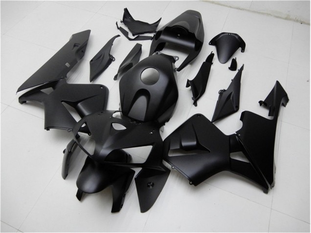 05-06 Matte Black Honda CBR600RR Motorcycle Fairings 05-06 Matte Black Honda CBR600RR Motorcycle Fairings