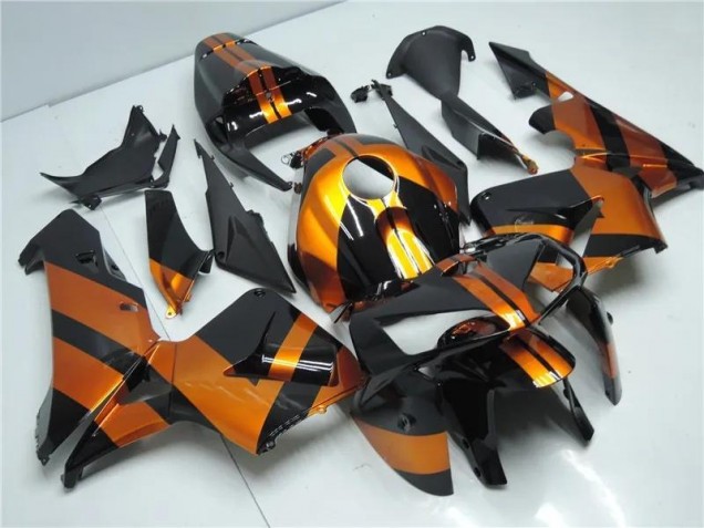 05-06 Orange Black Honda CBR600RR Motorcycle Fairing Kits 05-06 Orange Black Honda CBR600RR Motorcycle Fairing Kits