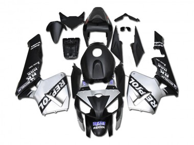 05-06 Silver Repsol Black Honda CBR600RR Motorcycle Fairings