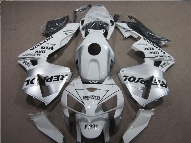 05-06 White Black Repsol Honda CBR600RR Motorcycle Fairing