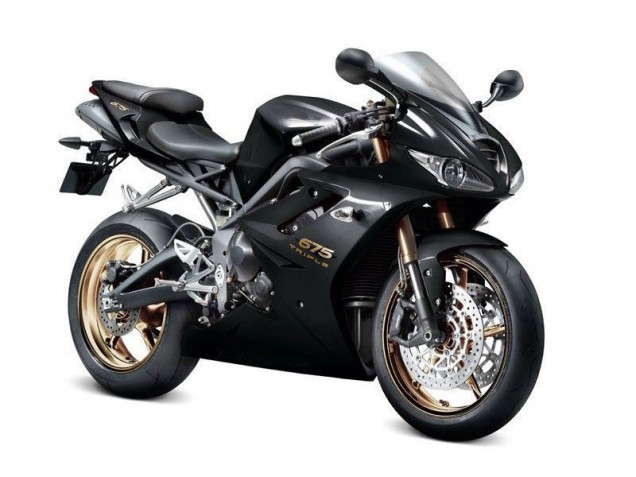 06-08 Black Triumph Daytona 675 Triple Motorcycle Fairings 06-08 Black Triumph Daytona 675 Triple Motorcycle Fairings