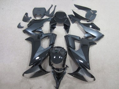 08-10 Black Kawasaki ZX10R Motorcycle Fairings