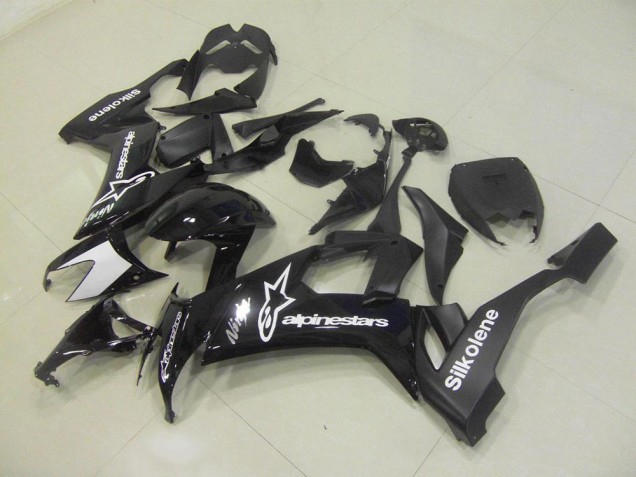 08-10 Black Silkolene Kawasaki ZX10R Motorcycle Fairings 08-10 Black Silkolene Kawasaki ZX10R Motorcycle Fairings