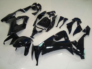 08-10 Glossy Black Kawasaki ZX10R Motorcycle Fairings