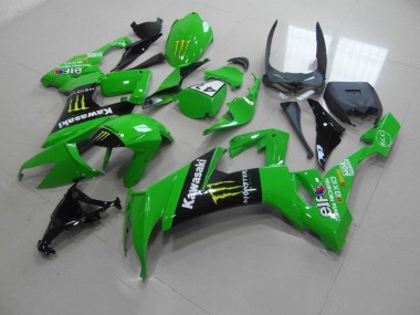 08-10 Green Monster 41 Kawasaki ZX10R Motorcycle Fairings