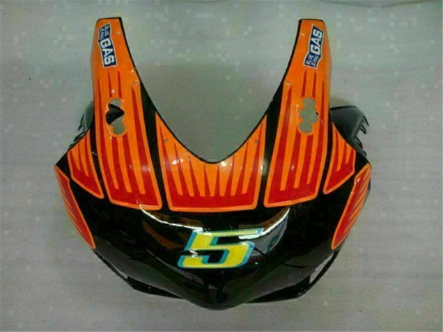 08-11 Green Orange Honda CBR1000RR Motorcycle Fairings