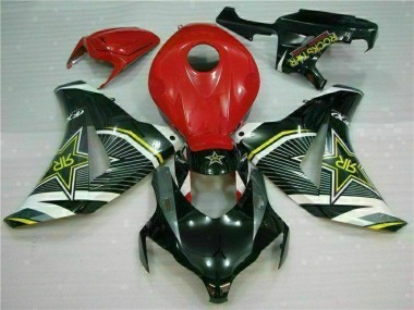 08-11 Red Black Honda CBR1000RR Motorcycle Fairings