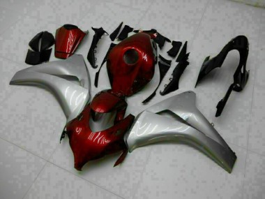 08-11 Red Silver Honda CBR1000RR Motorcycle Bodywork