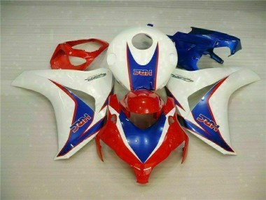 08-11 Red White Blue Honda CBR1000RR Motorcycle Fairings