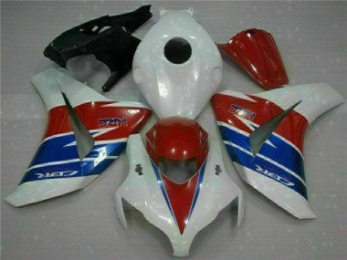 08-11 Red White Honda CBR1000RR Full Motorcycle Fairing Kits