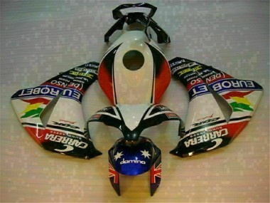 08-11 White Blue Honda CBR1000RR Motorcycle Bodywork