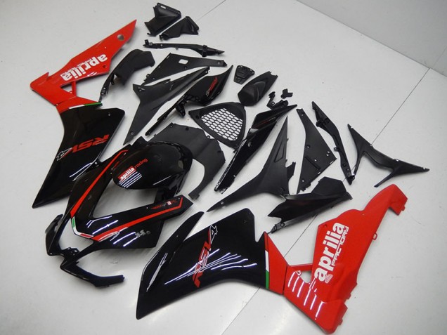 09-15 Black Red Aprilia RSV4 Motorcycle Fairing 09-15 Black Red Aprilia RSV4 Motorcycle Fairing