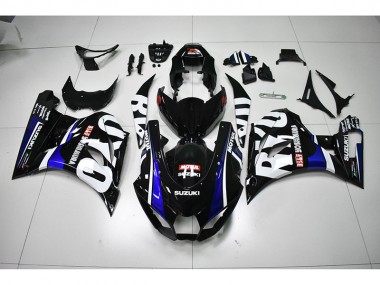 17-21 Black White Motul Suzuki GSXR 1000 Motorcycle Fairings