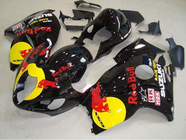 96-07 Black Yellow Red Bull Suzuki GSXR 1300 Hayabusa Motorcycle Fairings 96-07 Black Yellow Red Bull Suzuki GSXR 1300 Hayabusa Motorcycle Fairings