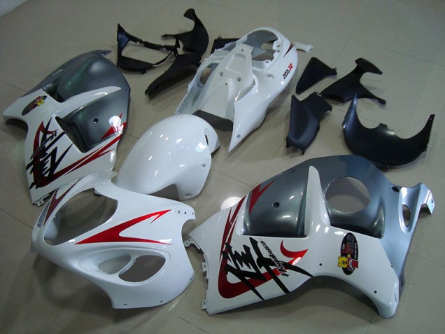 96-07 White Black Suzuki GSXR 1300 Hayabusa Motorcycle Fairings 96-07 White Black Suzuki GSXR 1300 Hayabusa Motorcycle Fairings